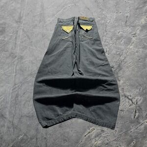 Baggy D Max Grey Wide Leg Southpole Style Y2K Skater Vintage Jeans 32x30